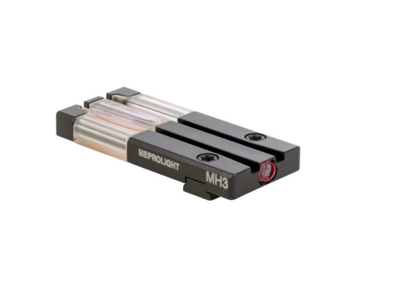 Meprolight Day/Night Sight for Glock All Models (without MOS Configuration) Pistols, Red Rear - ML63101R - Meprolight