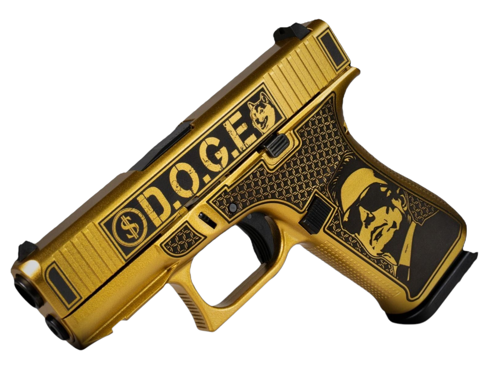 Glock 43X 3.41" 9mm DOGE 10rd Pistol - UX4350201FRDGE - Glock