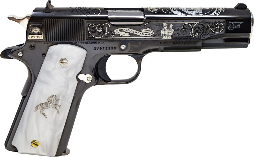 Colt 1911 .38 Super "Presidente Vincente Guerrero" 5" 9rd Pistol, Limited Edition 1 of 200 - Colt