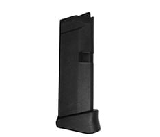 Glock Magazine: Model 43 9mm 6rd Capacity w/ Finger Ext - MF08855 - Glock