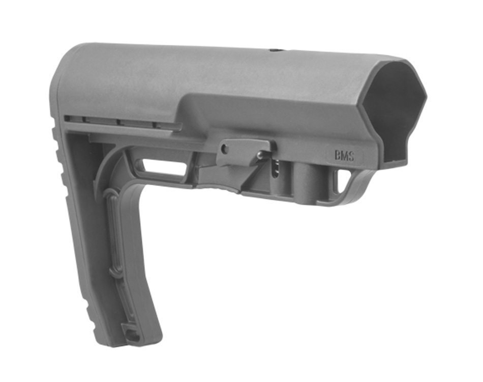 Mission First Tactical MFT Battlelink Minimalist Restricted State Compliant Mil-Spec Stock, Black - BMSMILRSC