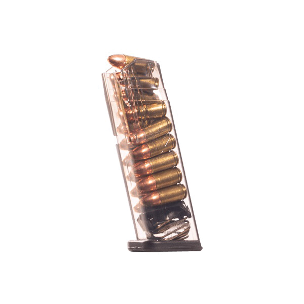 Elite Tactical Systems Omega 15rds 9mm, Translucent Smoke - Ets