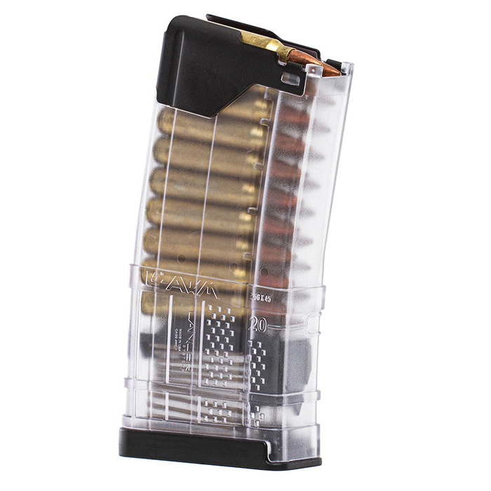 Lancer Systems L5AWM Gen 2 20rds .223 Remington/5.56x45mm/.300 AAC Blackout, Translucent Clear - Lancer Systems