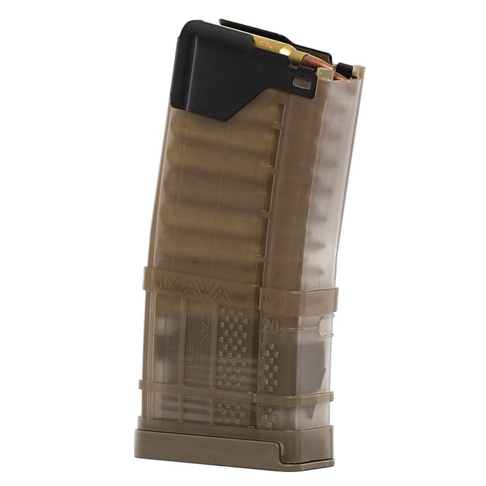 Lancer Systems L5AWM Gen 2 20rds .223 Remington/5.56x45mm/.300 AAC Blackout, Translucent Dark Earth - Lancer Systems
