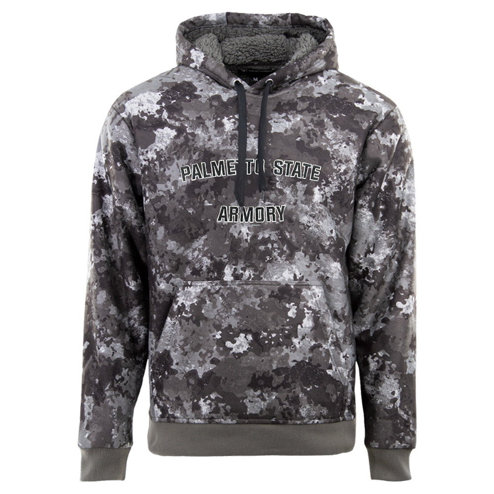 Palmetto State Armory PSA High Pile Fleece Hoodie, Midnight Camo - Medium