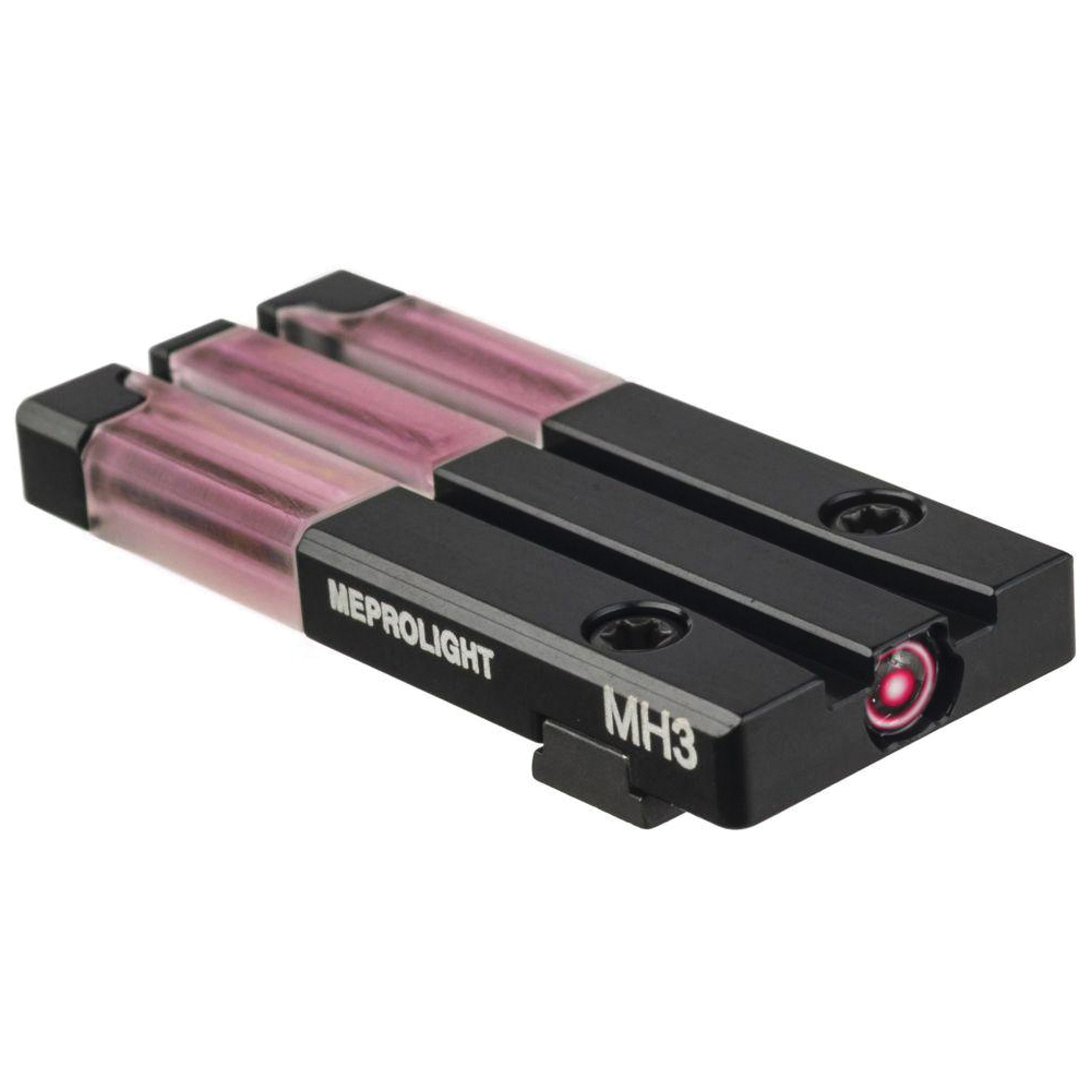 Meprolight FT Bullseye Fiber-Tritium Sight Rear, Red - Meprolight
