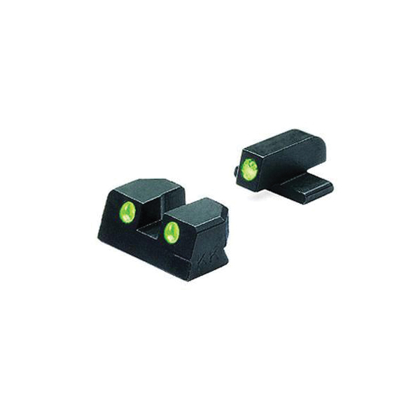 Meprolight Tru-Dot Night Sight Set Front/Rear, Green/Green - Meprolight