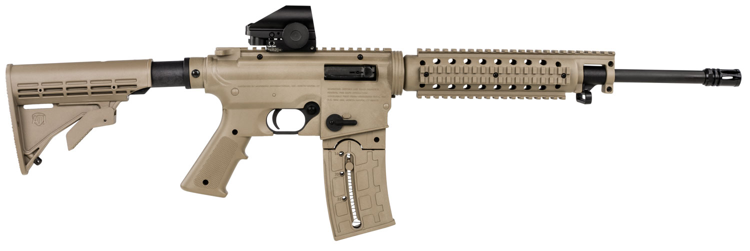 Mossberg 715T Flat Top .22lr Rifle Semi-Auto, FDE W/ Holographic Green Dot Sight - 37240 - Mossberg
