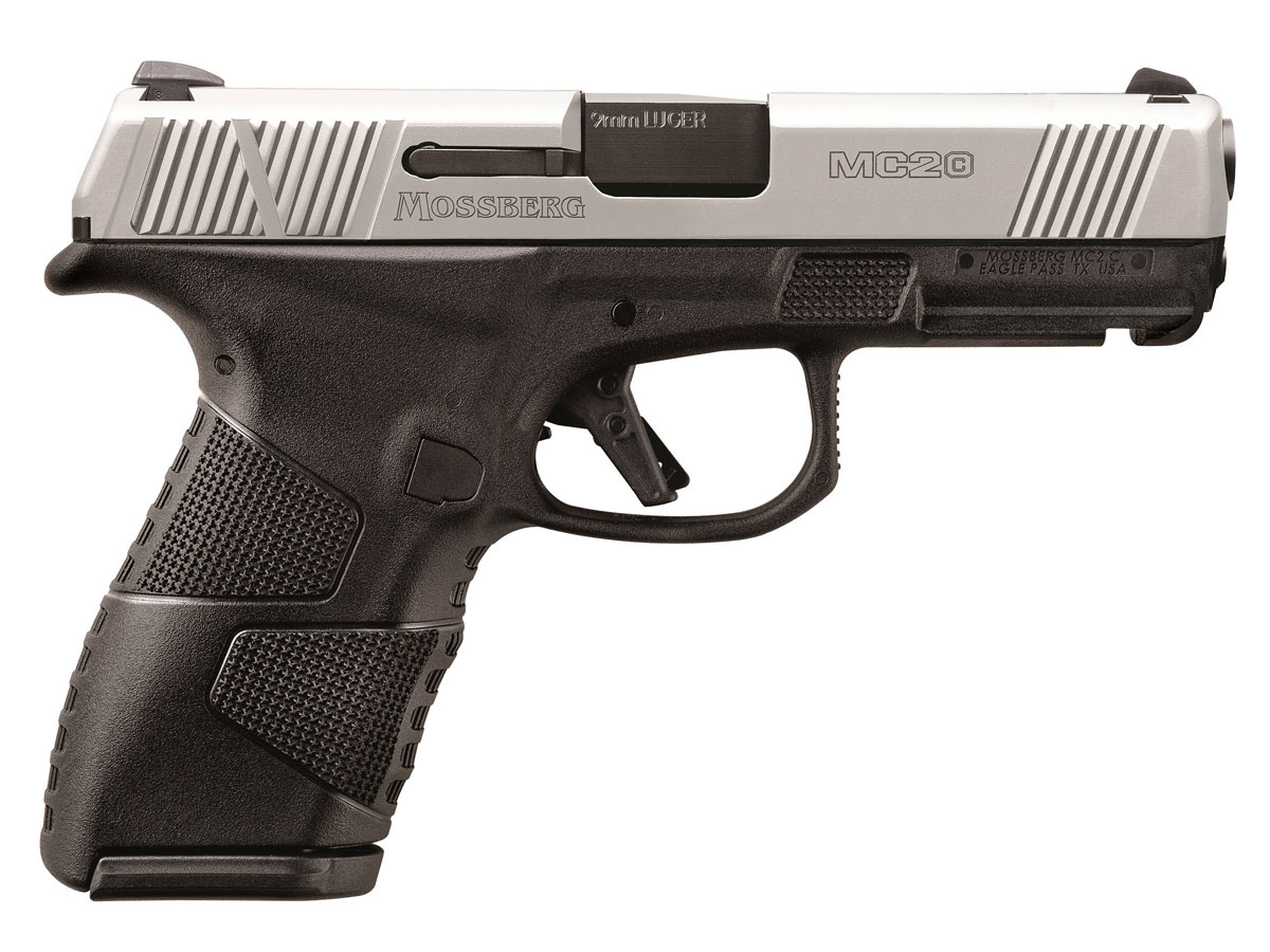 Mossberg MC2C 9mm Pistol 3.9" 9mm Pistol, Stainless/Black - 89020 - Mossberg