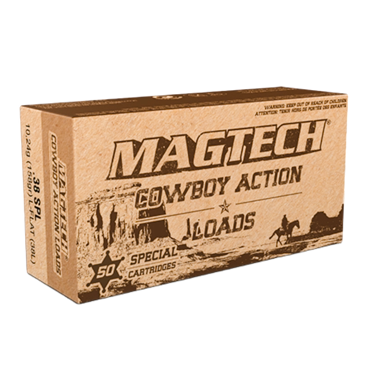 Magtech 38 Special 158gr LFN Ammunition 50rds - 38L - Magtech