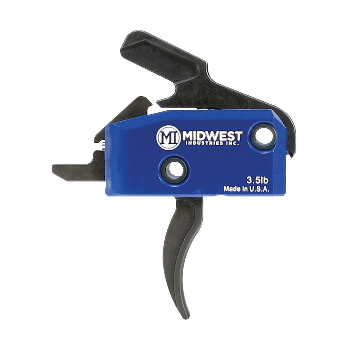 Midwest Industries Trigger Curved Single-Stage Drop-In Anti Walk Pin, Black/Blue - Midwest Industries