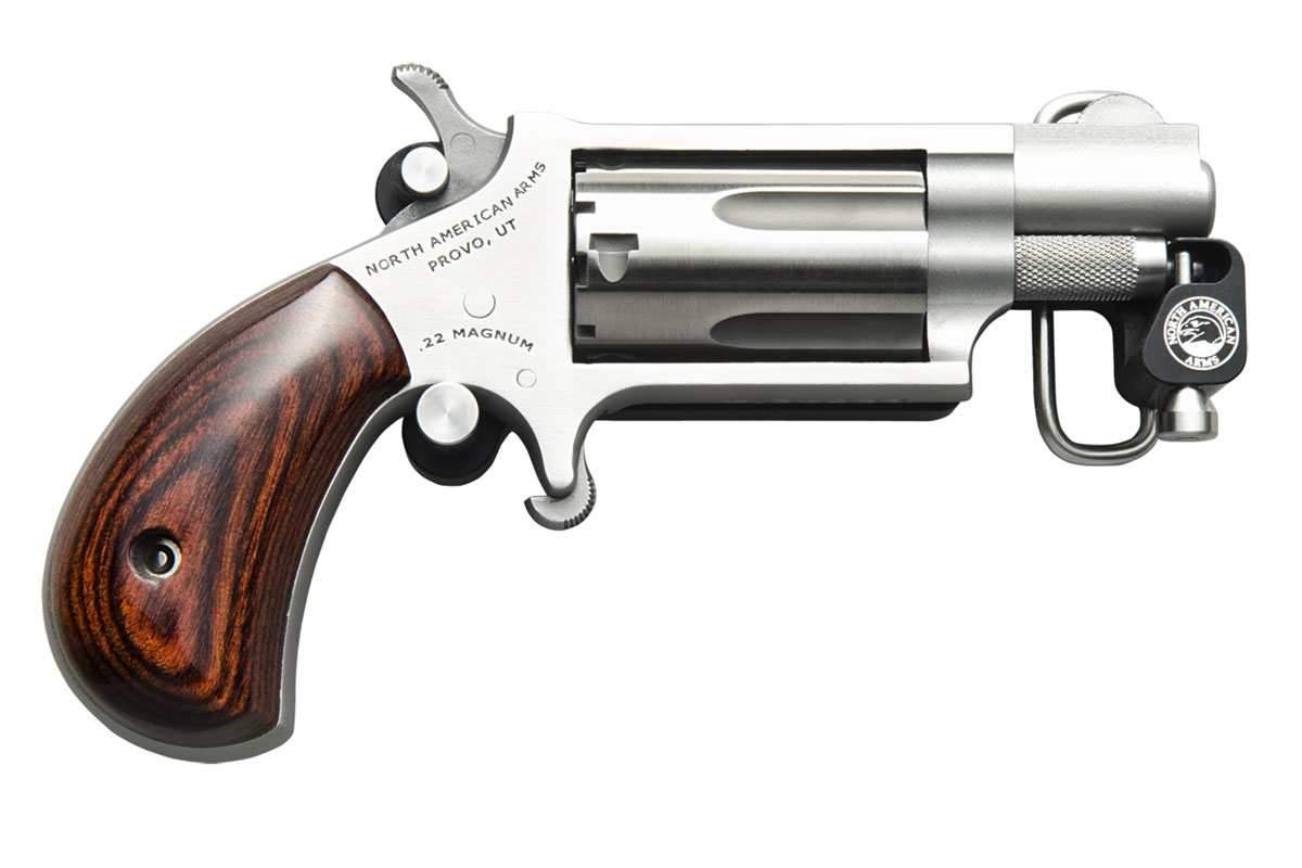 NAA Belt Buckle Magnum 1.125" 22 WMR Revolver - NAA-22MS-BBS - North American Arms