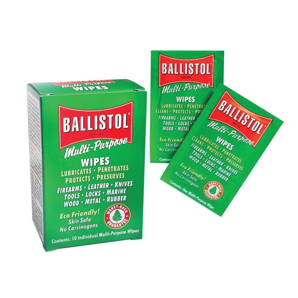 Ballistol Cleaning Wipe, 10/Box - Ballistol
