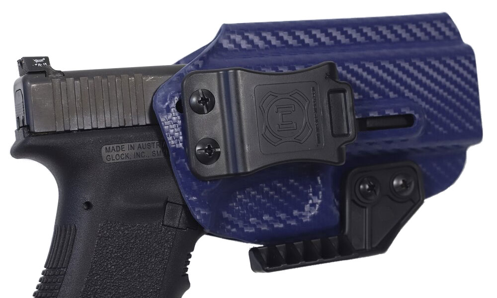 Nerd IWB Glock 17/22/31 Holster, Carbon Fiber Blue - NRD-GLK17-CFBLU - Nerd Holsters