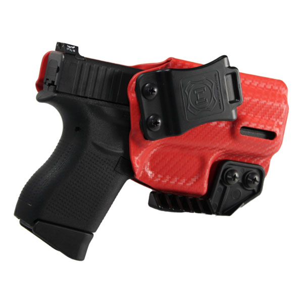 Nerd IWB Glock 17/22/31 Holster, Carbon Fiber Red - NRD-GLK17-CFR - Nerd Holsters