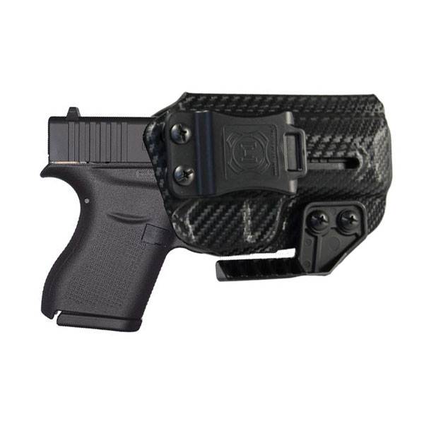 Nerd IWB Glock 43/43X Holster, Carbon Fiber Black - NRD-GLK43-CFB - Nerd Holsters