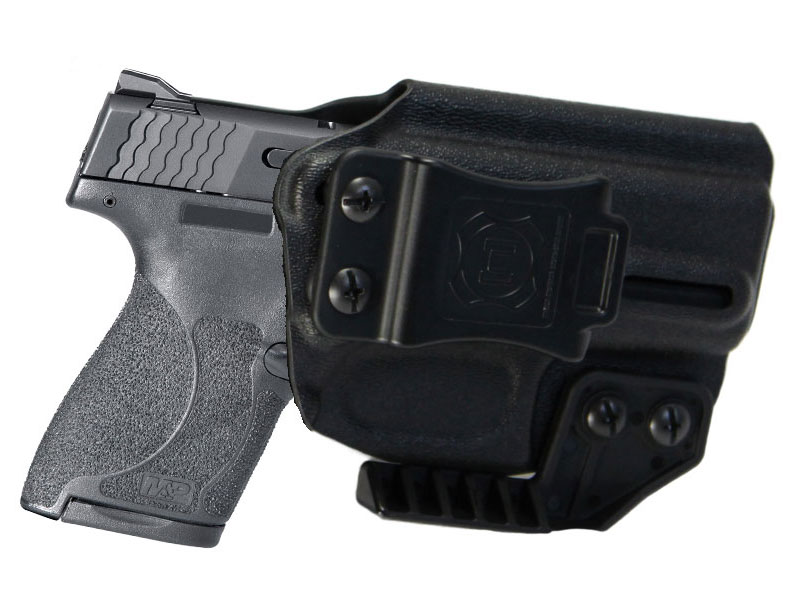Nerd IWB Smith and Wesson Shield Holster, Black - NRD-SWSHLD - Nerd Holsters