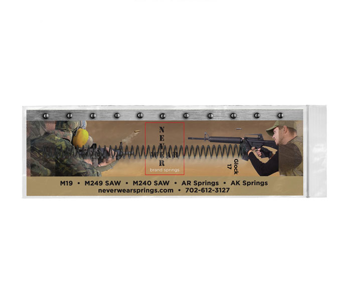 Neverwear Glock 17 Wound Guide Rod Spring - NVW-GL17-GR