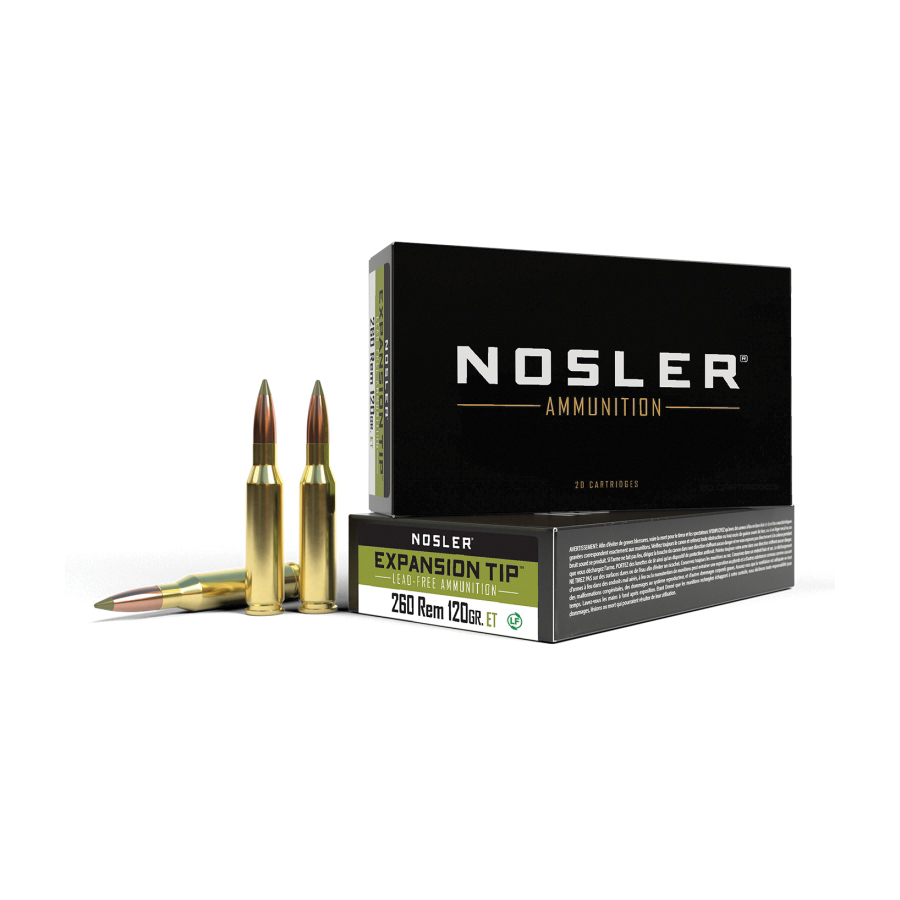 Nosler E-Tip .260 Remington 120 gr PT 20rds - Nosler