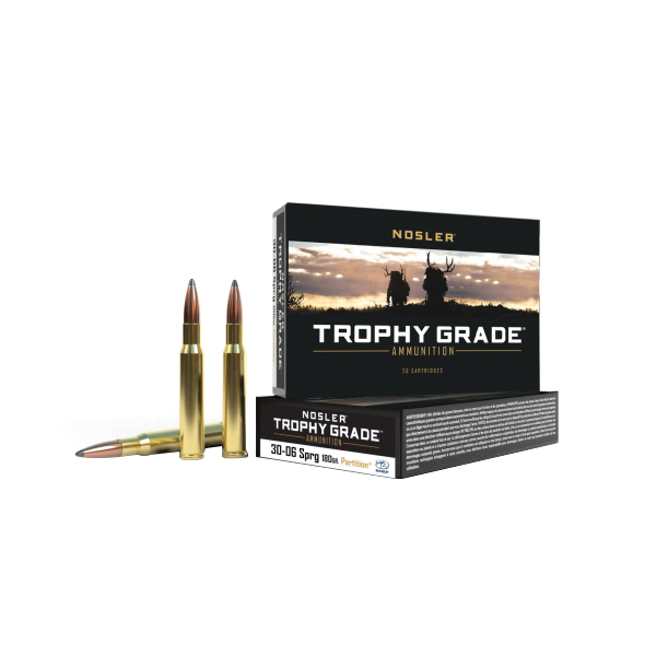 Nosler Trophy Grade .30-06 Springfield 180 gr Partition 20rds - Nosler