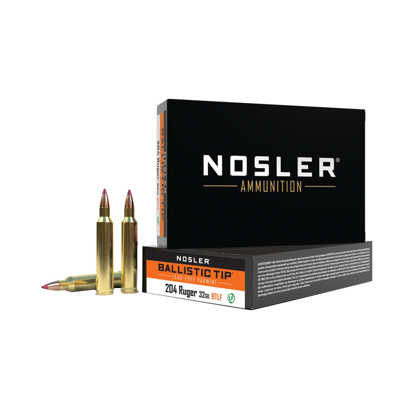 Nosler Ballistic Tip Varmint .204 Ruger 32 gr BTPT 20rds