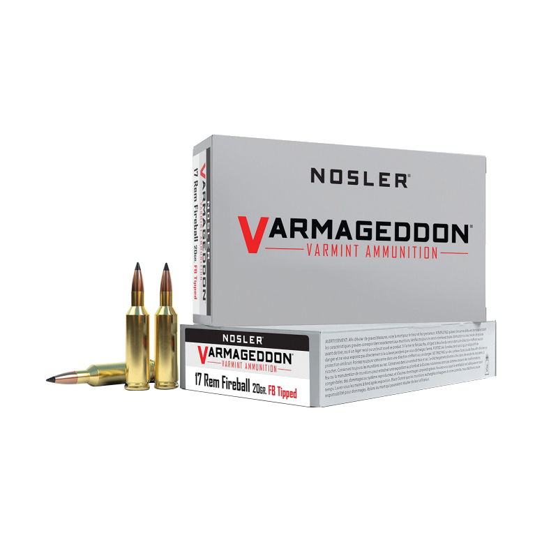 Nosler Varmageddon .17 Remington Fireball 20 gr PT 20rds - Nosler