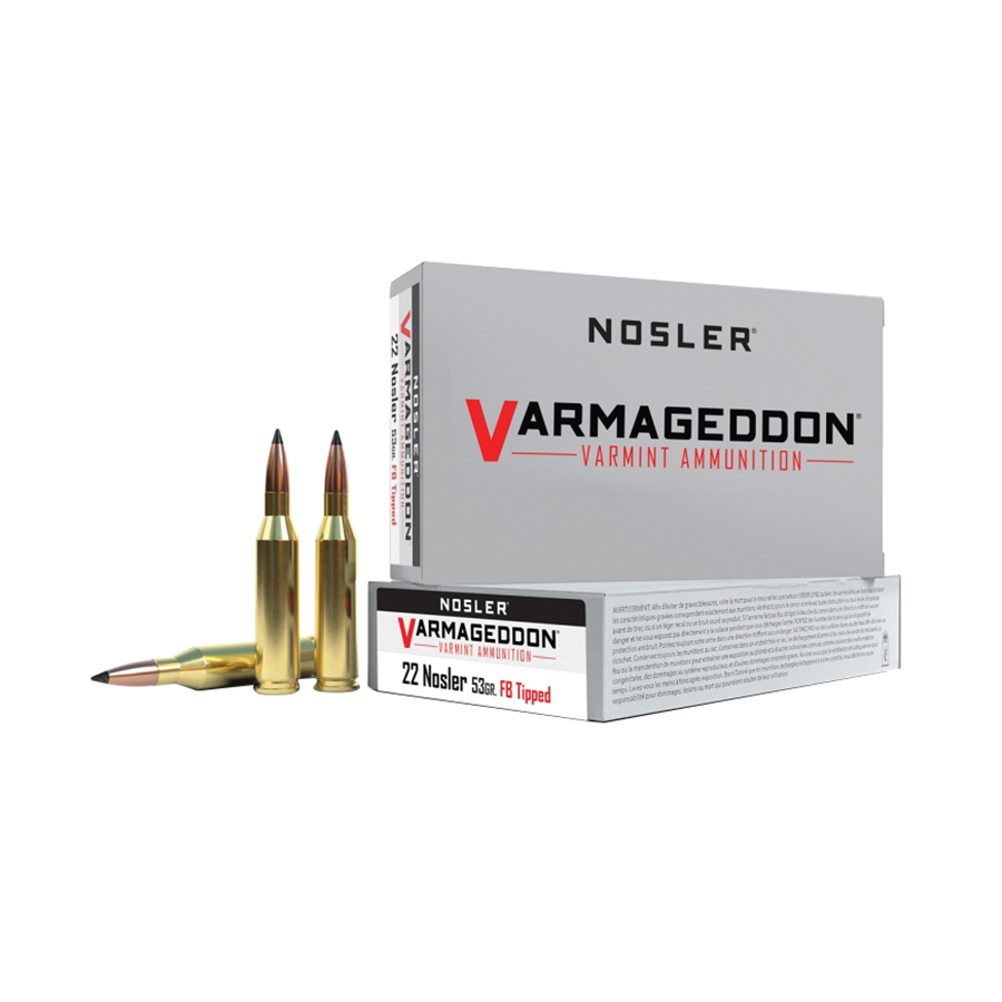 Nosler Varmageddon .22 Nosler 53 gr PT 20rds - Nosler