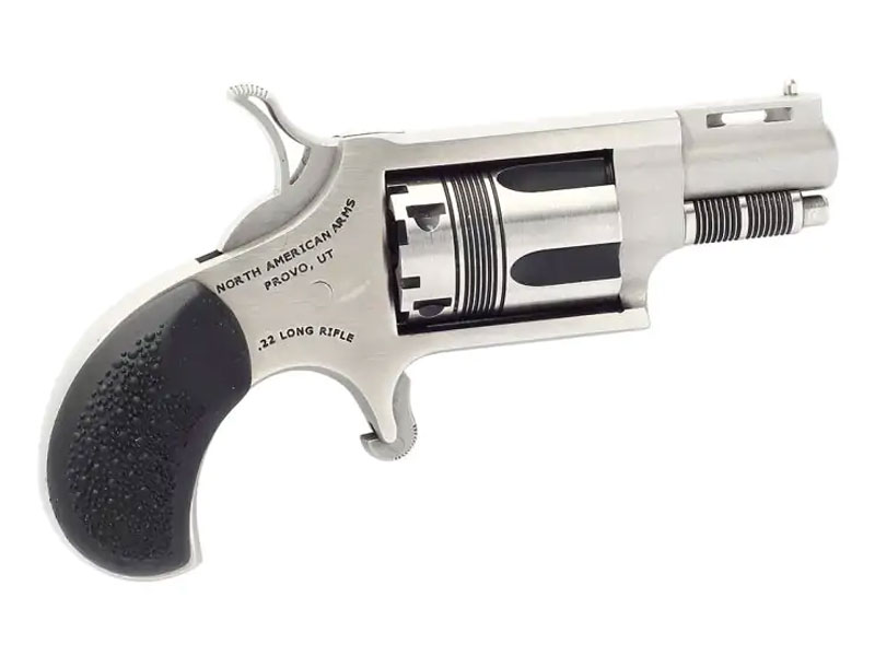 North American Arms Wasp 1.125" .22 LR Revolver, Stainless - 22LRTW - North American Arms