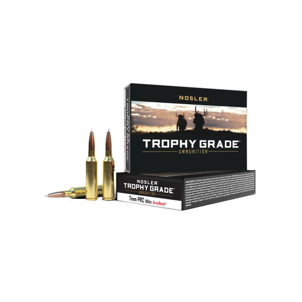 Nosler Trophy Grade 7mm PRC 160 gr PT 20rds - Nosler