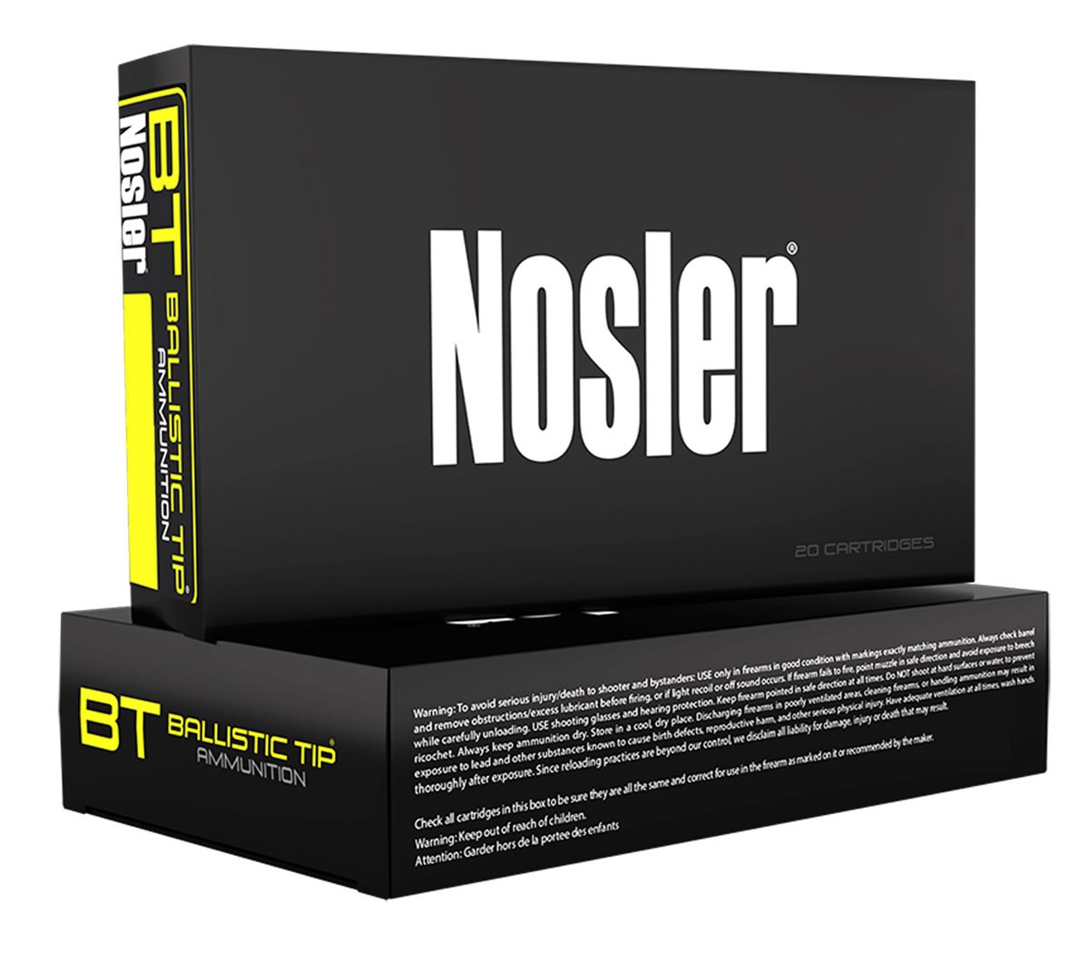 Nosler 308 Winchester 125 grain Ballistic Tip Hunting Rifle Ammo, 20/Box - 40061