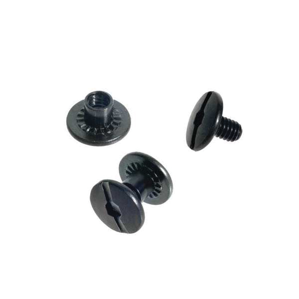 Outdoor Connection Steel 6-Piece Chicago Screw Set, Black - Outdoor Connection