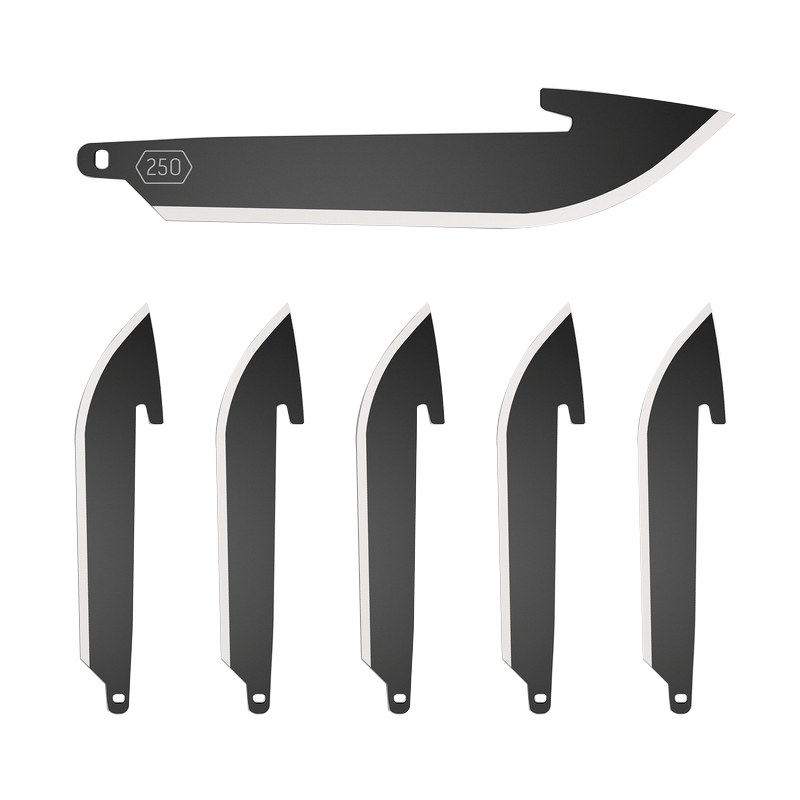 Outdoor Edge Knives 6-Pack Replacement Blade Drop Point