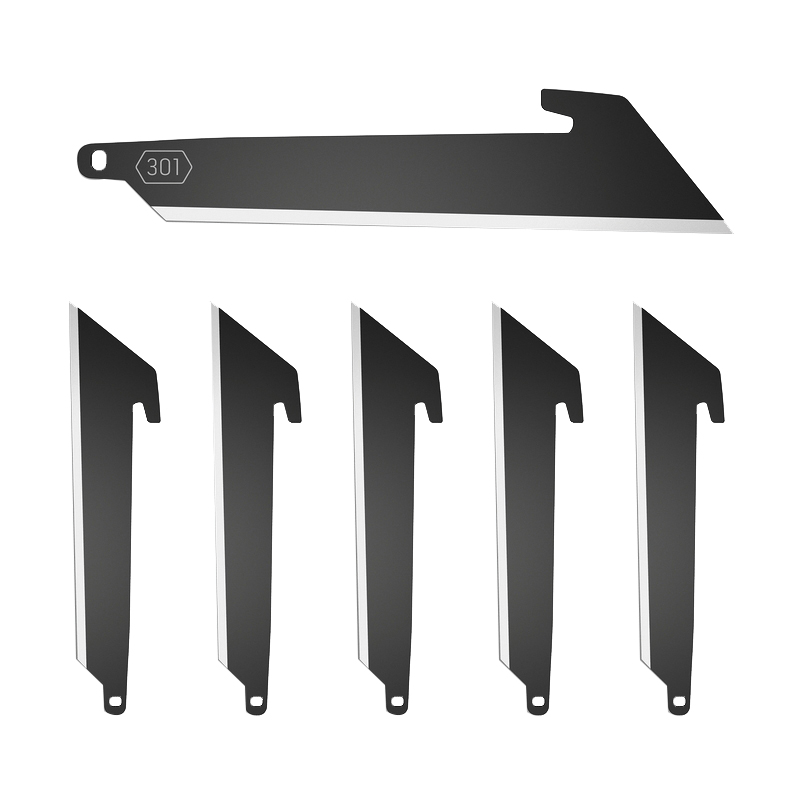 Outdoor Edge Knives 6-Pack Utility Replacement Blade Drop Point - Outdoor Edge Knives