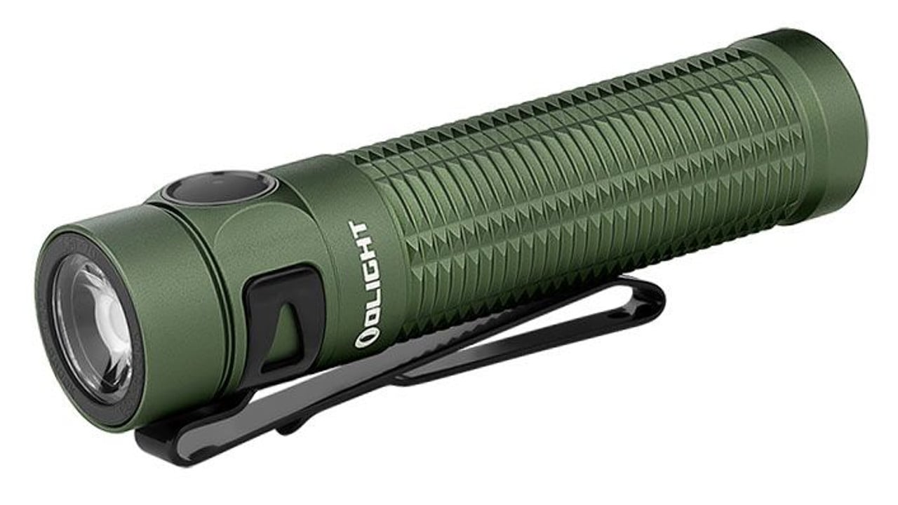 Olight Baton 3 Pro Rechargeable Flashlight 1500 Lm, OD Green