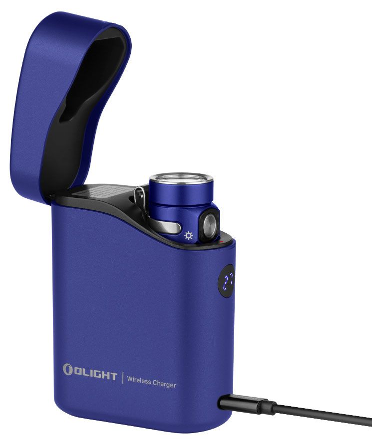 Olight Baton 4 Premium Edition Flashlight 1300 lumens, Regal Blue