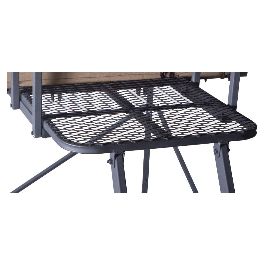 Millennium Treestands 26.75" x 24" Buck Hut Ladder Platform, Black