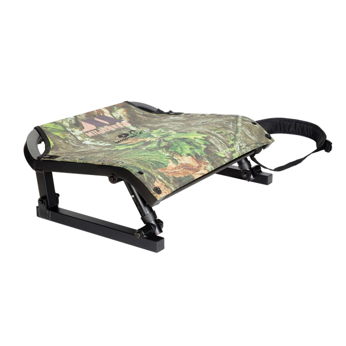 Millennium Treestands Run N' Gun 17" x 20" x 6" Turkey Seat, Mossy Oak Obsession Camouflage 300 lb - Millennium Treestands