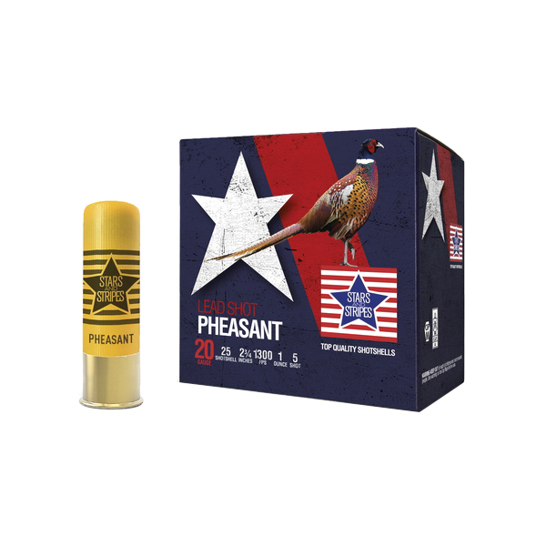 Stars and Stripes Pheasant 12 Gauge 2-3/4" #4 1-1/4 Ounce 25rds