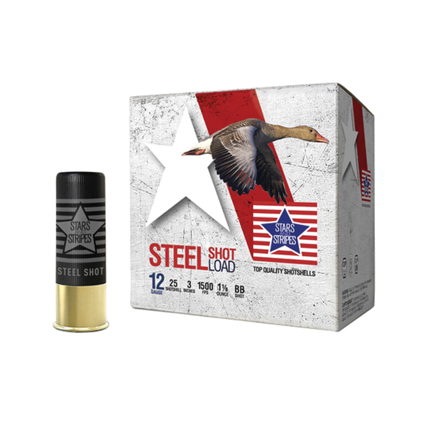Stars and Stripes 12 Gauge 3" #1 1-1/8 Ounce 25rds