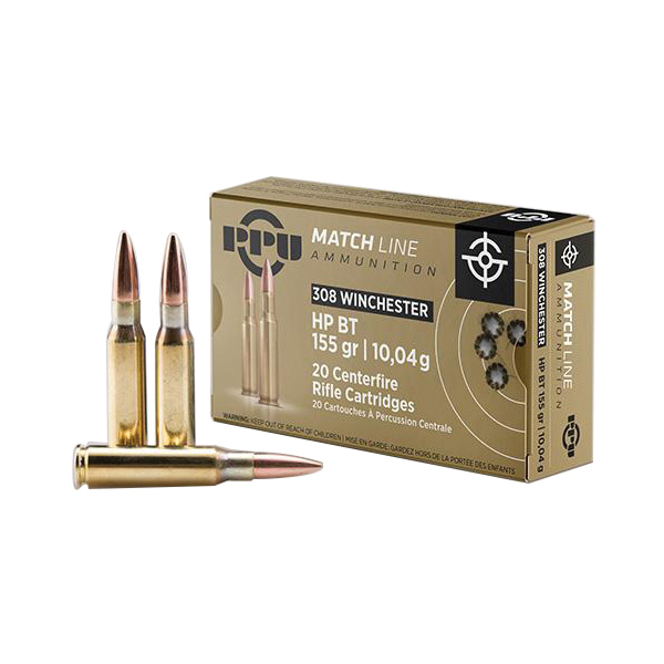 Prvi Partizan Match .308 Win 155 gr BTHP 20rds - Prvi Partizan
