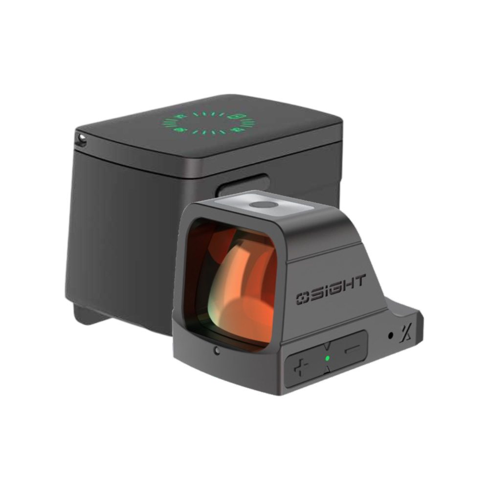 Olight Osight X, 3MOA Dot + 32MOA Circle Red Dot Sight with Charging Cover - Olight