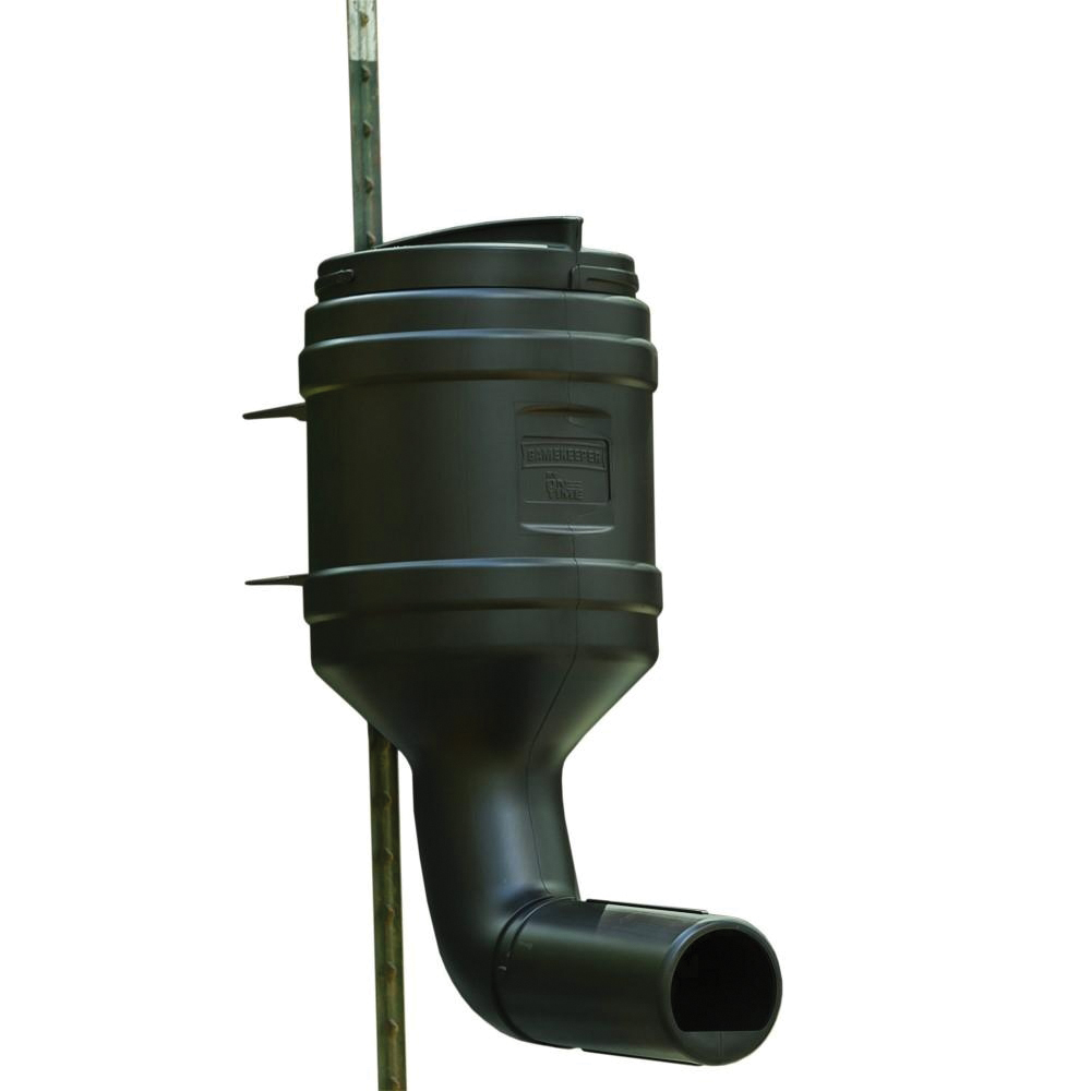 On Time Mossy Oak Gamekeeper 80 lb T-Post Gravity Feeder - On Time