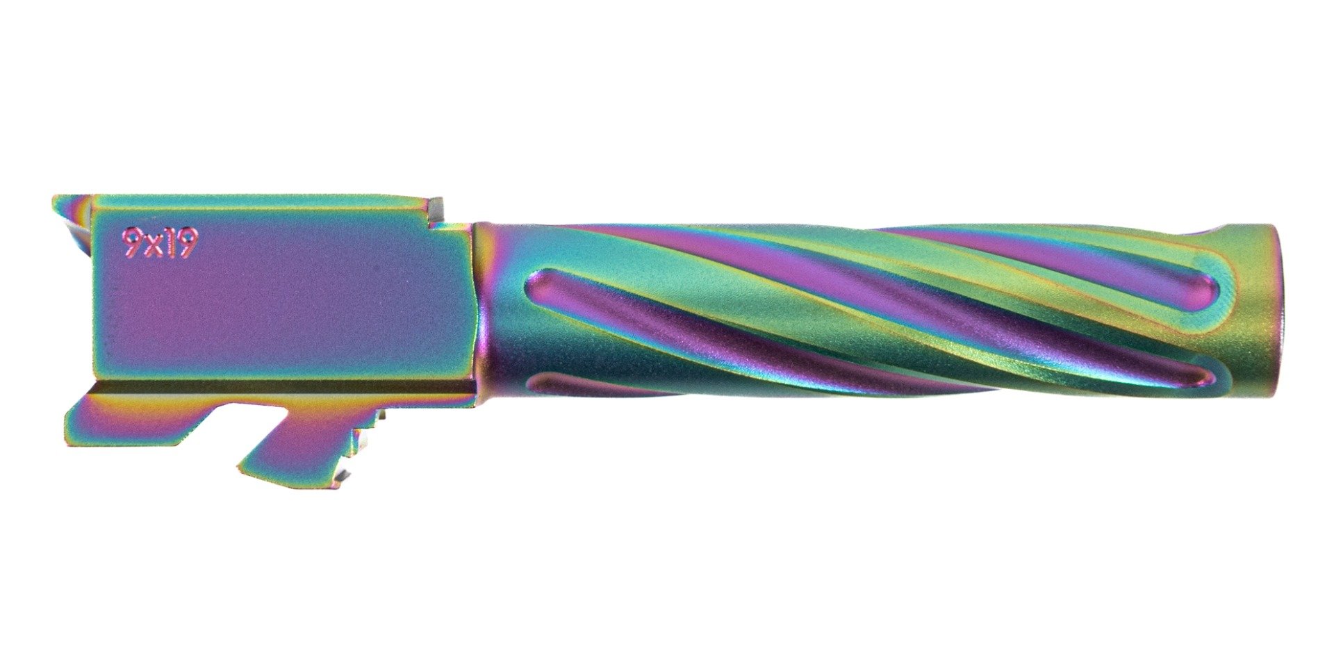 PSA Dagger Non-Threaded Barrel - Spiral Fluted, Chameleon