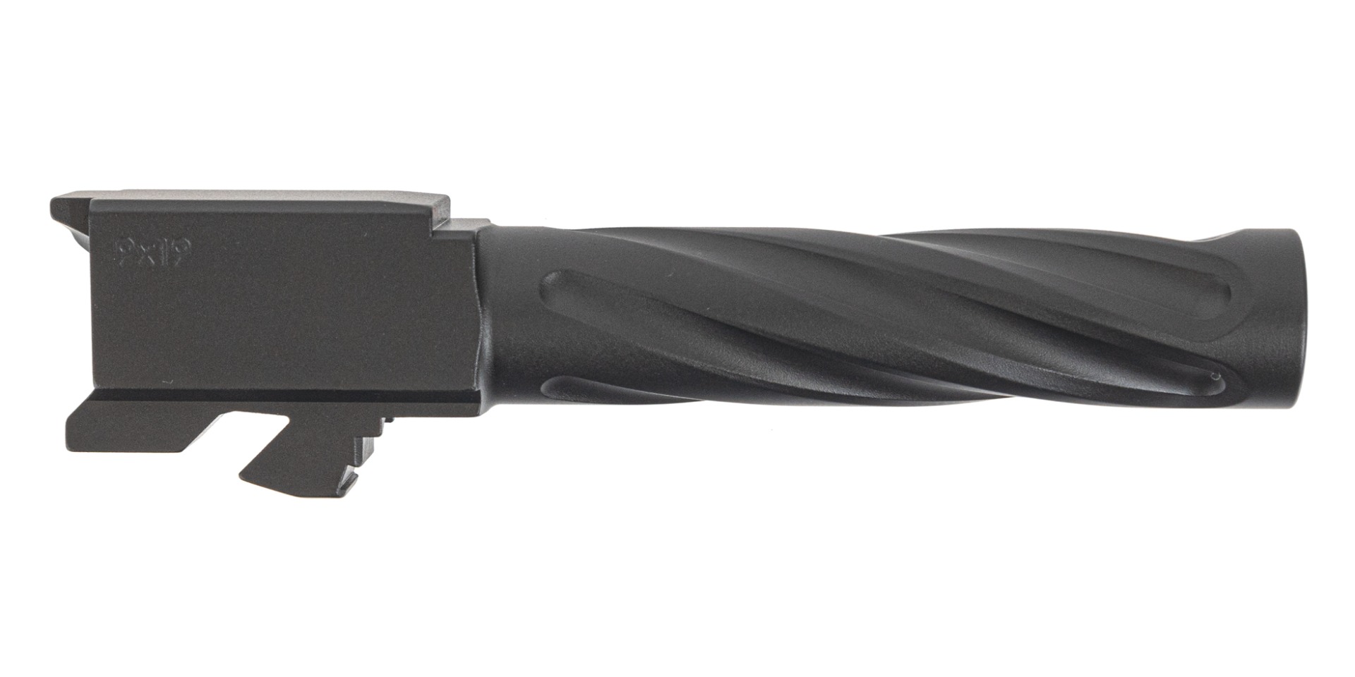 PSA Dagger Spiral Fluted Non-Threaded Barrel, Black DLC - Palmetto State Armory