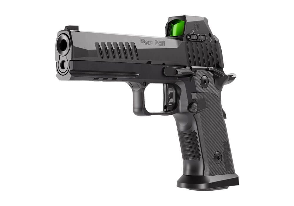 Sig Sauer P211 5" 9mm 21rd/17rd Pistol, Black w/Romeo X Pro - 211F-9-GT5-RXSL - Sig Sauer