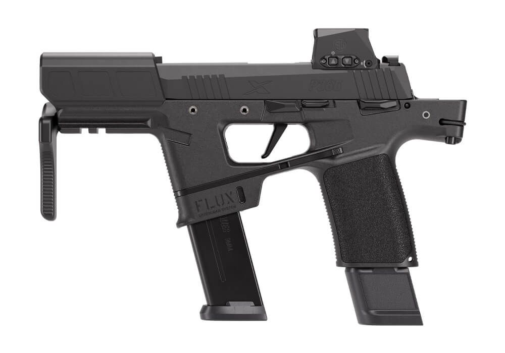 Sig Sauer P365 Flux 6" 9mm 21rd Pistol w/ ROMEOX Compact SIG-LOC Optic- 365FLUX-9-BXR3-RXSL-TACKIT