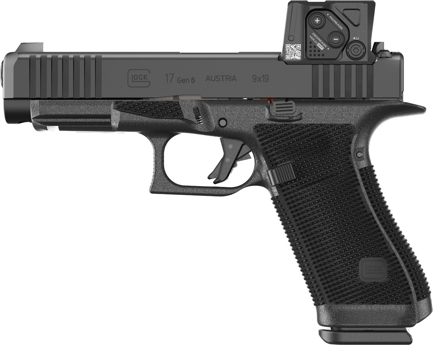 Glock G17 Gen6 Full Size 4.49" 9mm Luger 17rd Handgun w/ Aimpoint 3.5 MOA Red Dot - P61750B03DC8A3 - Glock