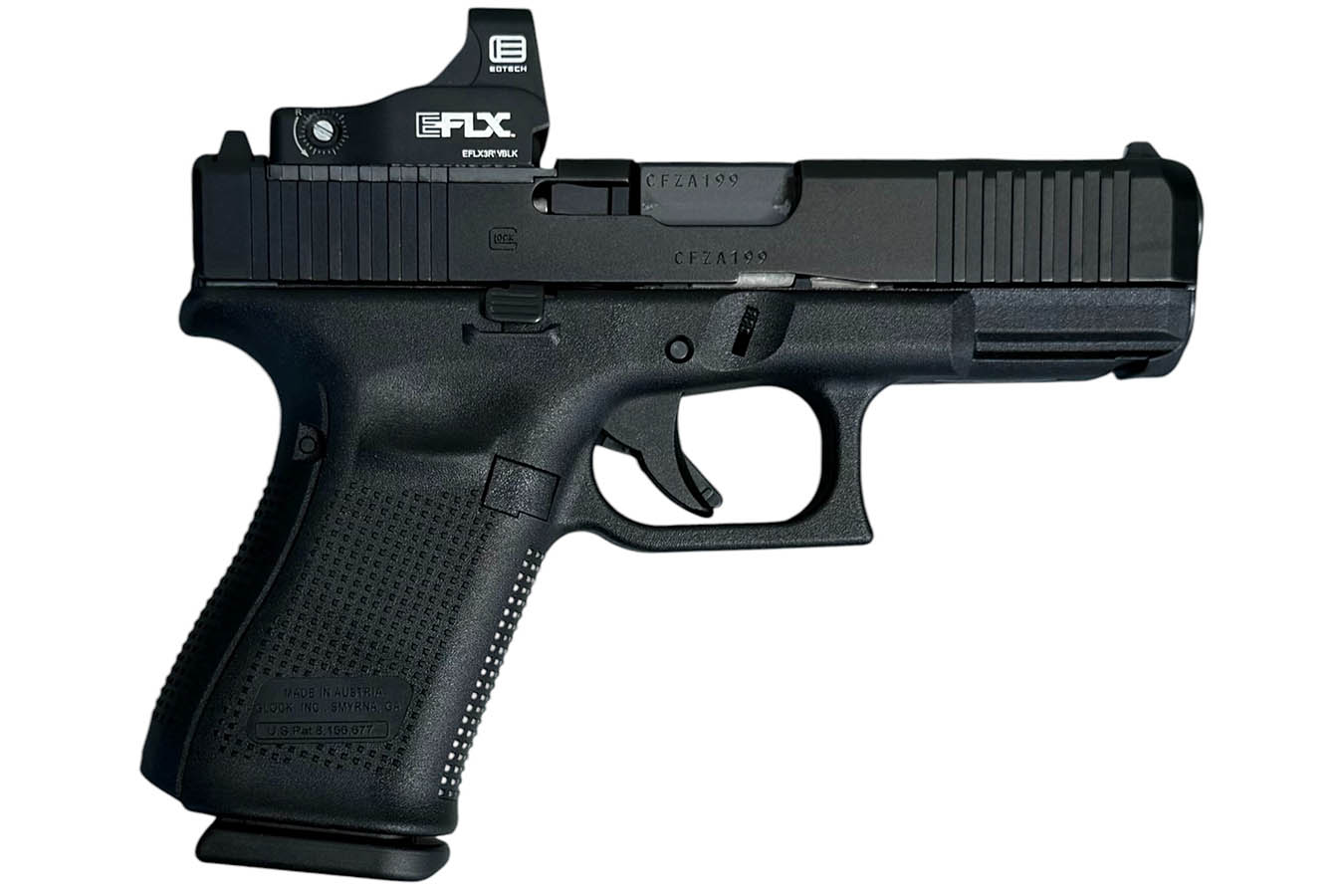 Glock G19 Gen5 MOS EoTech 4.02" 9mm 15rd Pistol w/ EoTech 3MOA Mini Reflex Sight - PA195E203MOS - Glock