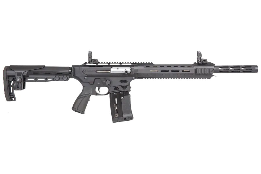 Panzer Arms AR-12 PRO G2 18.5" Semi Automatic 12 Gauge Shotgun, Black - AR12PSG2SB - Panzer Arms