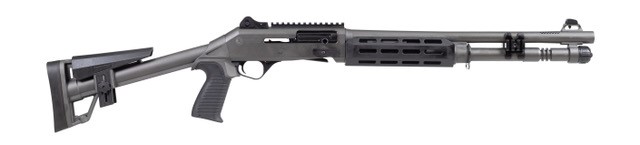 Panzer Arms M4 SPEED PRO Tactical 12 Gauge 18.5" 5rd Shotgun, Disruptive Grey - PAM4CSDGMFSS - Panzer Arms